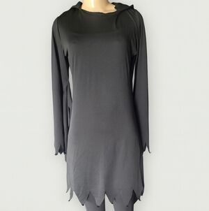 Black Hooded Dress Halloween Costume – Small/Medium